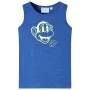 Camiseta de tirantes infantil azul mélange 104 de , Camisetas para niños - Ref: Foro24-11660, Precio: 7,93 €, Descuento: %