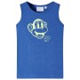 Kinder Tanktop in meliertem Blau, Größe 104. von , Kinder-T-Shirts - Ref: Foro24-11660, Preis: 8,00 €, Rabatt: %