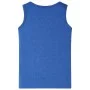 Camiseta de tirantes infantil azul mélange 104 de , Camisetas para niños - Ref: Foro24-11660, Precio: 7,93 €, Descuento: %