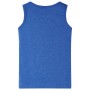 Kinder Tanktop in meliertem Blau, Größe 104. von , Kinder-T-Shirts - Ref: Foro24-11660, Preis: 8,00 €, Rabatt: %