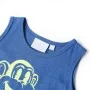 Camiseta de tirantes infantil azul mélange 104 de , Camisetas para niños - Ref: Foro24-11660, Precio: 7,93 €, Descuento: %