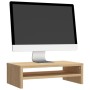 Monitorständer aus Sonoma-Eichensperrholz, 42 x 24 x 13 cm von vidaXL, TV-Möbel - Ref: Foro24-800219, Preis: 22,68 €, Rabatt: %