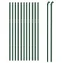 Cerca de alambre de acero galvanizado verde 0,8x25 m de , Paneles de vallas - Ref: Foro24-154056, Precio: 126,24 €, Descuento: %