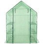 Barrierefreies Gewächshaus mit 12 Stahlregalen 143x214x196 cm von vidaXL, Gewächshäuser - Ref: Foro24-46913, Preis: 162,56 €,...