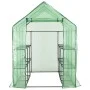 Accessible greenhouse with 12 steel shelves 143x214x196 cm by vidaXL, Greenhouses - Ref: Foro24-46913, Price: 159,27 €, Disco...