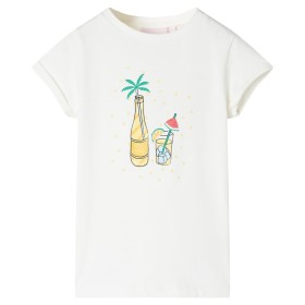 Kinder-T-Shirt in Naturfarbe, Größe 92. von , Kinder-T-Shirts - Ref: Foro24-11489, Preis: 7,59 €, Rabatt: %
