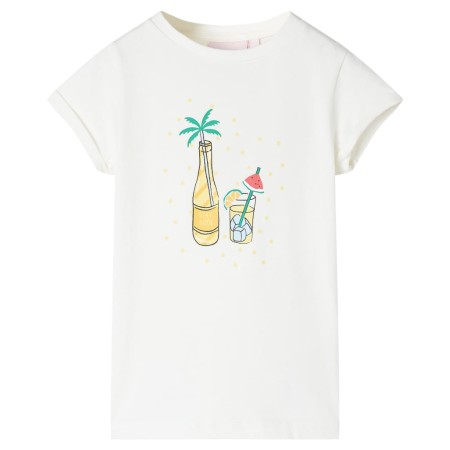Kinder-T-Shirt in Naturfarbe, Größe 92. von , Kinder-T-Shirts - Ref: Foro24-11489, Preis: 7,59 €, Rabatt: %