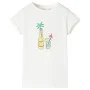 Camiseta infantil color crudo 92 de , Camisetas para niños - Ref: Foro24-11489, Precio: 7,50 €, Descuento: %