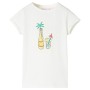Kinder-T-Shirt in Naturfarbe, Größe 92. von , Kinder-T-Shirts - Ref: Foro24-11489, Preis: 7,59 €, Rabatt: %