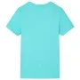Kurzärmeliges Kinder-T-Shirt in aquamarinblau, Größe 104. von , Kinder-T-Shirts - Ref: Foro24-11620, Preis: 8,06 €, Rabatt: %