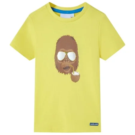 Kurzarm-Kinder-T-Shirt in Gelb, Größe 104. von , Kinder-T-Shirts - Ref: Foro24-11615, Preis: 8,12 €, Rabatt: %