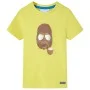 Kurzarm-Kinder-T-Shirt in Gelb, Größe 104. von , Kinder-T-Shirts - Ref: Foro24-11615, Preis: 8,12 €, Rabatt: %