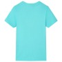 Kurzärmeliges Kinder-T-Shirt in aquamarinblau, Größe 128. von , Kinder-T-Shirts - Ref: Foro24-11622, Preis: 8,13 €, Rabatt: %