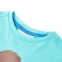 Kurzärmeliges Kinder-T-Shirt in aquamarinblau, Größe 128. von , Kinder-T-Shirts - Ref: Foro24-11622, Preis: 8,06 €, Rabatt: %