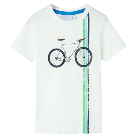 Kurzarm-T-Shirt für Kinder in Naturfarbe, Größe 92. von , Kinder-T-Shirts - Ref: Foro24-12144, Preis: 8,28 €, Rabatt: %