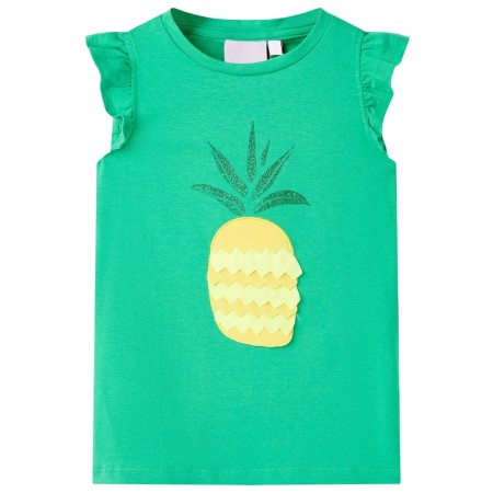 Camiseta infantil verde 116 de , Camisetas para niños - Ref: Foro24-11281, Precio: 8,81 €, Descuento: %