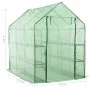 Accessible greenhouse with 12 steel shelves 143x214x196 cm by vidaXL, Greenhouses - Ref: Foro24-46913, Price: 159,27 €, Disco...