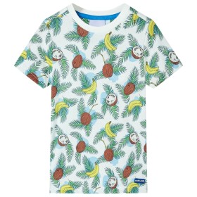 Camiseta de manga corta infantil multicolor 140
