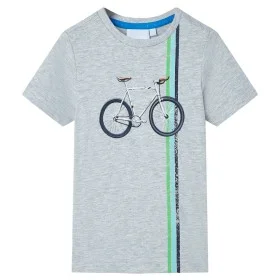 Kurzarm-Kinder-T-Shirt in Grau, Größe 104. von , Kinder-T-Shirts - Ref: Foro24-12150, Preis: 8,19 €, Rabatt: %