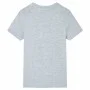 Kurzarm-Kinder-T-Shirt in Grau, Größe 128. von , Kinder-T-Shirts - Ref: Foro24-12152, Preis: 8,19 €, Rabatt: %
