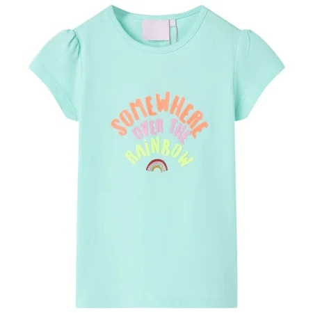 Kinder-T-Shirt in hellblauem Aquamarin, Größe 140. von , Kinder-T-Shirts - Ref: Foro24-10768, Preis: 8,32 €, Rabatt: %