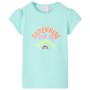 Camiseta infantil aguamarina claro 140 by , Kids T-shirts - Ref: Foro24-10768, Price: 8,41 €, Discount: %