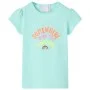 Camiseta infantil aguamarina claro 140 by , Kids T-shirts - Ref: Foro24-10768, Price: 8,32 €, Discount: %
