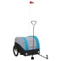 Fahrradanhänger aus schwarzem und blauem Eisen, 45 kg. von , Fahrradanhänger - Ref: Foro24-94149, Preis: 88,08 €, Rabatt: %