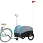 Remolque para bicicleta hierro negro y azul 45 kg by , Bicycle trailers - Ref: Foro24-94149, Price: 86,65 €, Discount: %