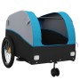 Fahrradanhänger aus schwarzem und blauem Eisen, 45 kg. von , Fahrradanhänger - Ref: Foro24-94149, Preis: 88,08 €, Rabatt: %