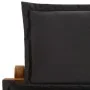Liege mit Kissen aus massivem dunkelgrauem Akazienholz von vidaXL, Liegen - Ref: Foro24-46651, Preis: 162,68 €, Rabatt: %