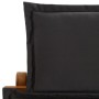 Lounger with cushion solid dark gray acacia wood by vidaXL, Loungers - Ref: Foro24-46651, Price: 151,04 €, Discount: %