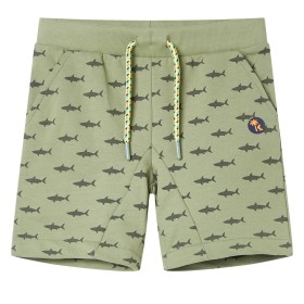 Kurze Kinderhose mit hellem Khaki-Farbton und Kordelzug, Größe 92. von , Kinderhosen - Ref: Foro24-12324, Preis: 10,20 €, Rab...