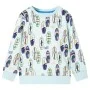 Kinder-Sweatshirt in weichem meliertem Blau, Größe 116. von , Kinder-T-Shirts - Ref: Foro24-11821, Preis: 12,77 €, Rabatt: %