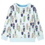 Kinder-Sweatshirt in weichem meliertem Blau, Größe 116. von , Kinder-T-Shirts - Ref: Foro24-11821, Preis: 12,91 €, Rabatt: %