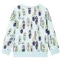 Kinder-Sweatshirt in weichem meliertem Blau, Größe 116. von , Kinder-T-Shirts - Ref: Foro24-11821, Preis: 12,77 €, Rabatt: %