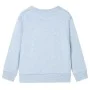 Kinder-Sweatshirt in weichem meliertem Blau, Größe 128. von , Kinder-T-Shirts - Ref: Foro24-11972, Preis: 11,11 €, Rabatt: %