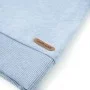 Kinder-Sweatshirt in weichem meliertem Blau, Größe 128. von , Kinder-T-Shirts - Ref: Foro24-11972, Preis: 11,11 €, Rabatt: %