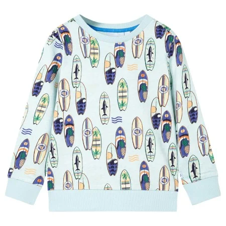 Sudadera para niños azul suave melange 140 by , Kids T-shirts - Ref: Foro24-11823, Price: 12,77 €, Discount: %