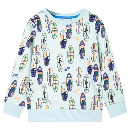 Sudadera para niños azul suave melange 140 by , Kids T-shirts - Ref: Foro24-11823, Price: 12,91 €, Discount: %