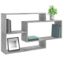Wandregale aus betongrauem Sperrholz, 104 x 20 x 58,5 cm von vidaXL, Regale und Regale - Ref: Foro24-800328, Preis: 41,01 €, ...