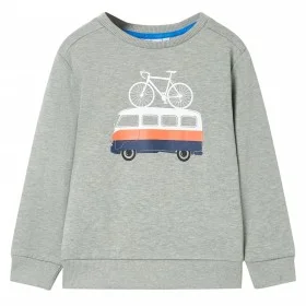 Hellbrauner melierter Kapuzenpullover für Kinder, Größe 104. von , Kinder-T-Shirts - Ref: Foro24-12055, Preis: 10,97 €, Rabat...