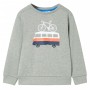 Hellbrauner melierter Kapuzenpullover für Kinder, Größe 104. von , Kinder-T-Shirts - Ref: Foro24-12055, Preis: 11,08 €, Rabat...