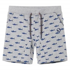 Pantalones cortos infantiles con cordón gris melange 104 by , kids pants - Ref: Foro24-12330, Price: 10,09 €, Discount: %
