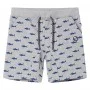 Kinder-Shorts mit grauem Melange-Kordelzug, Größe 104. von , Kinderhosen - Ref: Foro24-12330, Preis: 10,09 €, Rabatt: %