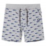 Kinder-Shorts mit grauem Melange-Kordelzug, Größe 104. von , Kinderhosen - Ref: Foro24-12330, Preis: 10,20 €, Rabatt: %