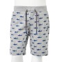 Kinder-Shorts mit grauem Melange-Kordelzug, Größe 104. von , Kinderhosen - Ref: Foro24-12330, Preis: 10,20 €, Rabatt: %