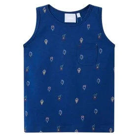 Ärmelloses dunkelblaues Kinder-T-Shirt in Größe 116. von , Kinder-T-Shirts - Ref: Foro24-12351, Preis: 7,87 €, Rabatt: %