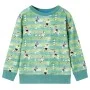 Hellgrüner Melange-Kinderhoodie, Größe 128. von , Kinder-T-Shirts - Ref: Foro24-12462, Preis: 12,37 €, Rabatt: %