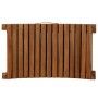 Sun lounger with cream solid acacia wood cushion by vidaXL, Loungers - Ref: Foro24-46652, Price: 153,49 €, Discount: %